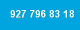 927 796 83 18 927 796 83 18